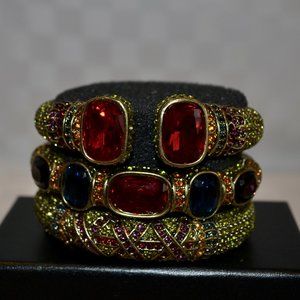 Heidi Daus Triple Play Set of Bracelets